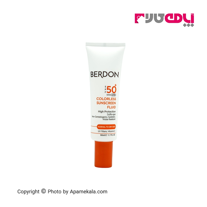 کرم ضد آفتاب بردون Berdon  مدل SPF50 مناسب پوست های چرب و آکنه ای حجم 50 میلی لیتر