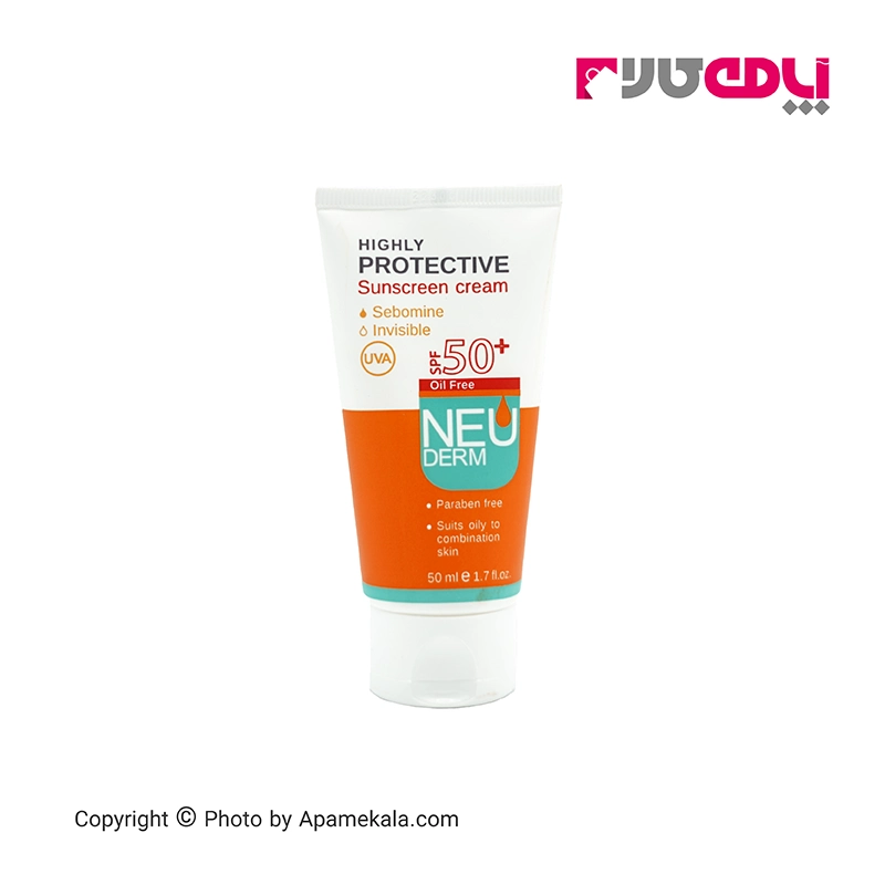 ضد آفتاب SPF 50 بژ طبیعی نئودرم