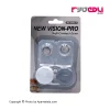 لنز طوسی عسلی دور دار دور پر رنگ New vision-pro ice gray 3