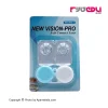 لنز طوسی آبی روشن New vision-pro sky blue 2