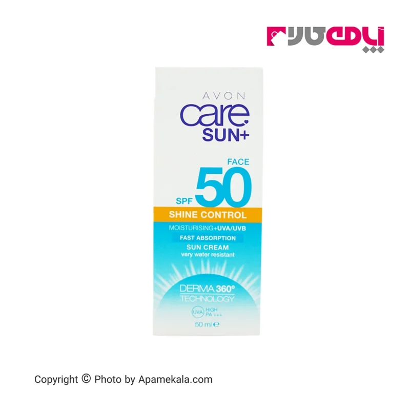 ضدآفتاب کنترل چربی و مات کننده آون spf50 حجم 50ml