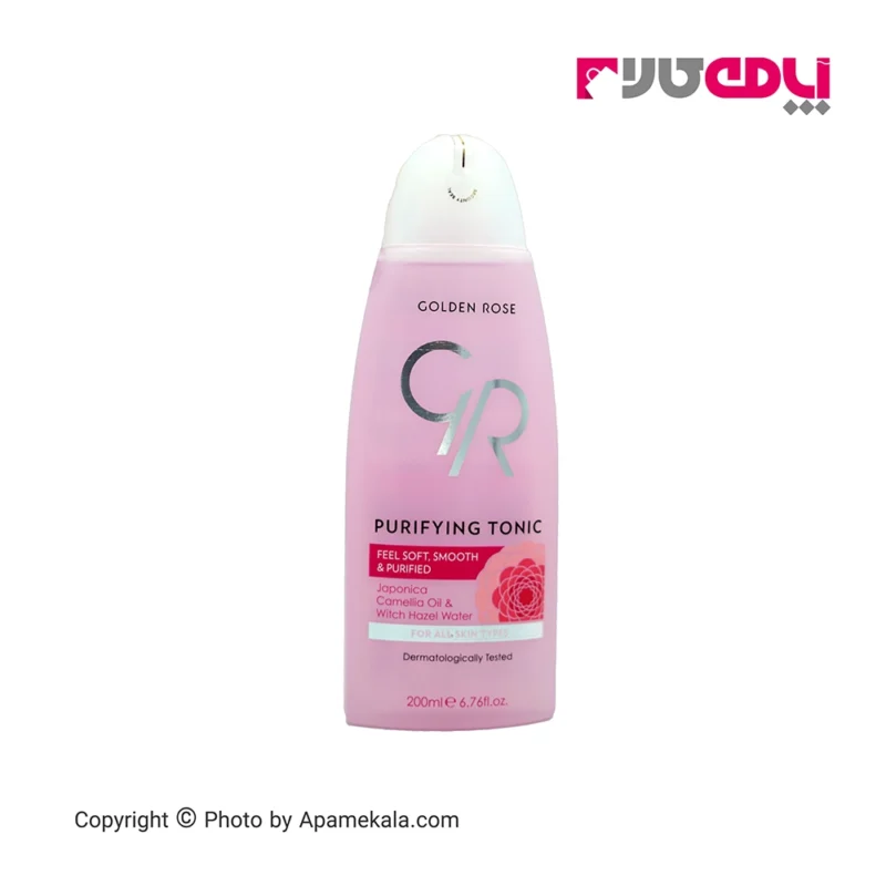 تونیک پاک کننده آرایش صورت گلدن رز - حجم 200ml