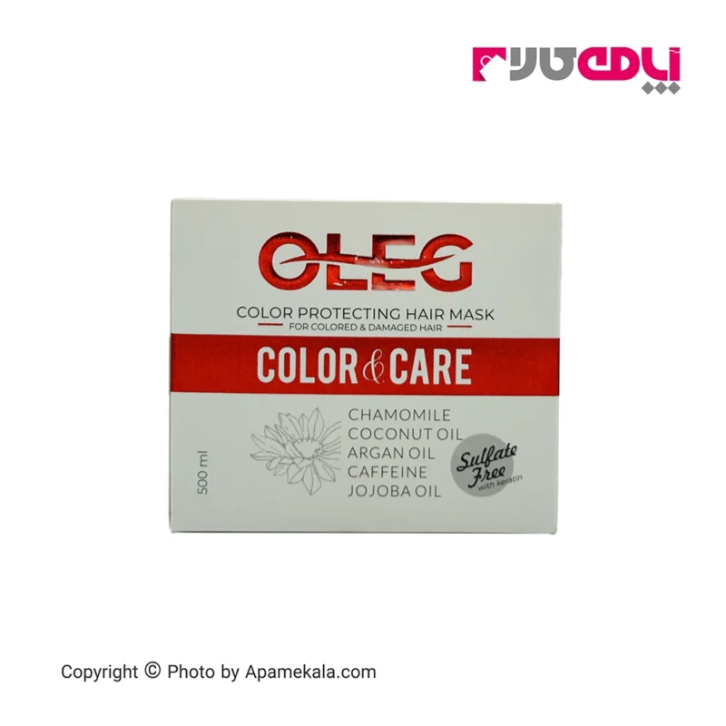 ماسک مو داخل حمام مخصوص موهای رنگ شده اولگ - حجم 500ml 3 ماسک مو داخل حمام مخصوص موهای رنگ شده اولگ - حجم 500ml