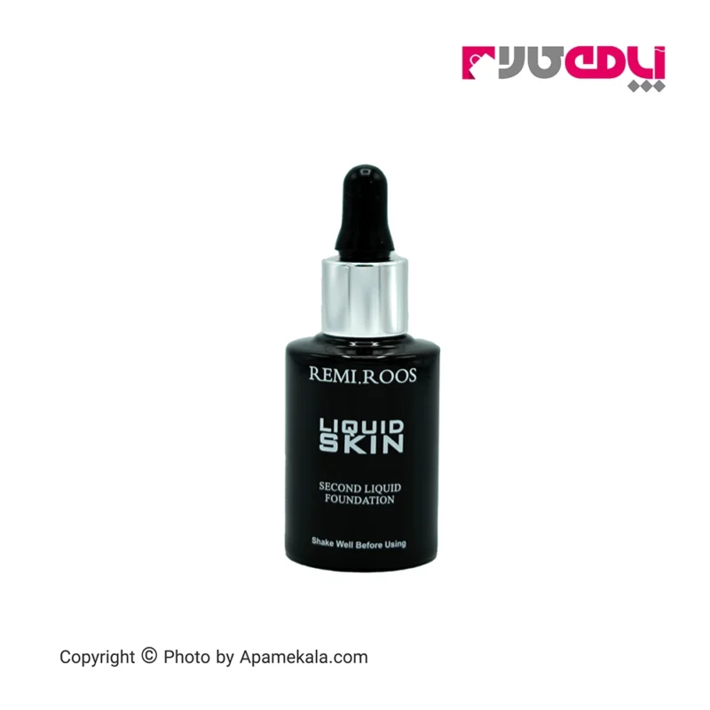 کرم پودر رمی رز liquid skin R435 دارای پوشش دهی بالا، آبرسان و رفع کننده چین و چروک پوست است.
