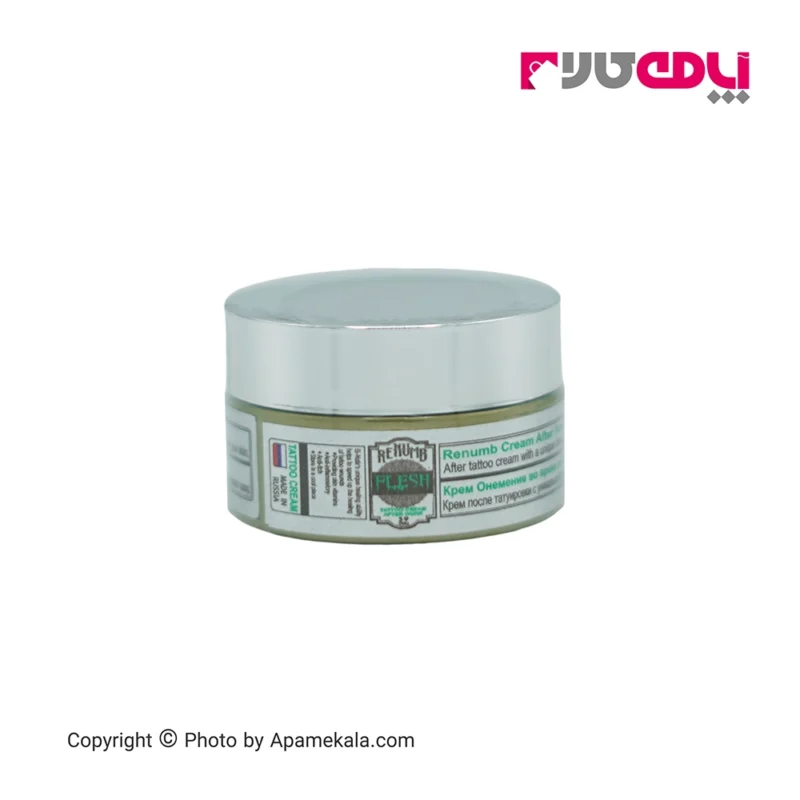 کرم تاتو بعد از کار renumb cream after work tattoo cream، با فرمولاسیون منحصر به فرد حاوی هیالورونیک اسید، ویتامین های E، D، A و C، عصاره اکالیپتوس به راحتی جذب پوست می شود تا پوست شما را مرطوب و ترمیم کند.