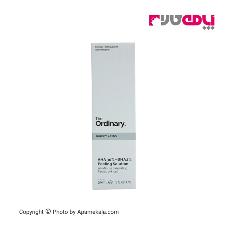 سرم اوردینری پیلینگ لایه بردار قوی حجم 30 میل - the ordinary aha30 +bha2 peeling solution 3 سرم اوردینری پیلینگ لایه بردار قوی حجم 30 میل - the ordinary aha30 +bha2 peeling solution