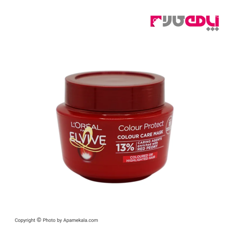 ماسک مو موهای رنگ شده و آسیب دیده LOREAL لورال Colour Protect حجم 300 میل