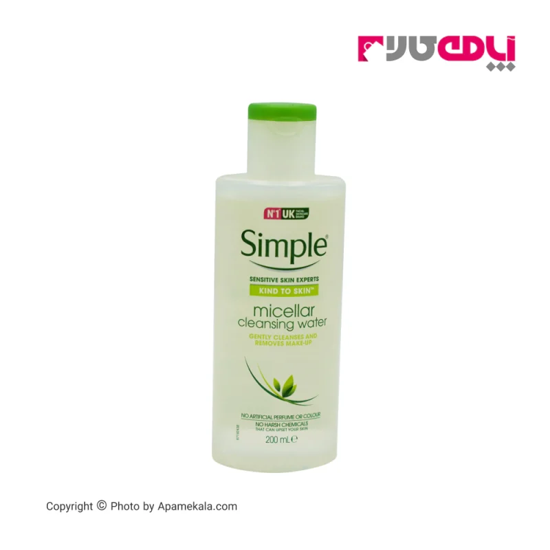 میسلار واتر simple مناسب پوست های حساس حجم 200 میل