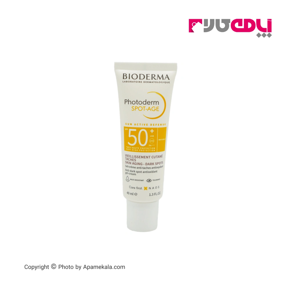 کرم ضد آفتاب و ضدلک بایودرما Bioderma فتودرم اسپات ایج Photoderm Spot Age حجم 40 میل